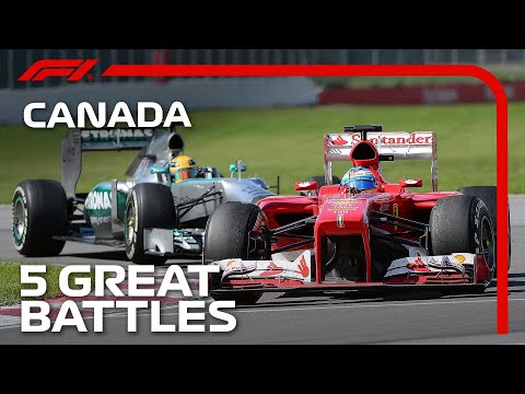 Five Great Battles At The Canadian Grand Prix!