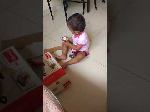 Fareeda's 1st ice cream experience....(2)