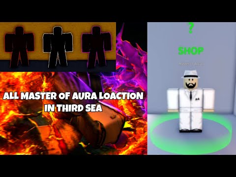 Master of Aura ALL Locations in Blox Fruits! Sea 3