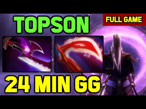 Topson NEW BUILD Echosabre to SilverEdge Rush on Void Spirit