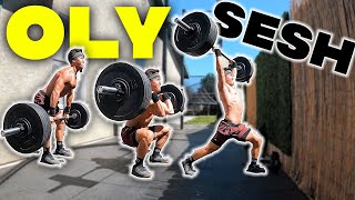 Putting My Friend Through His First CrossFit Workout | Olympic Lifting In My Backyard