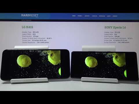 Display Comparison SONY Xperia L4 vs LG K41s | Which screen is better?