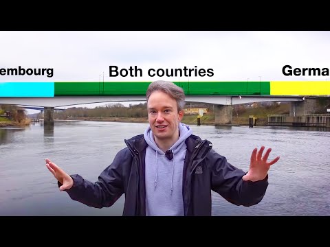 The bridge that's in two countries at the same time