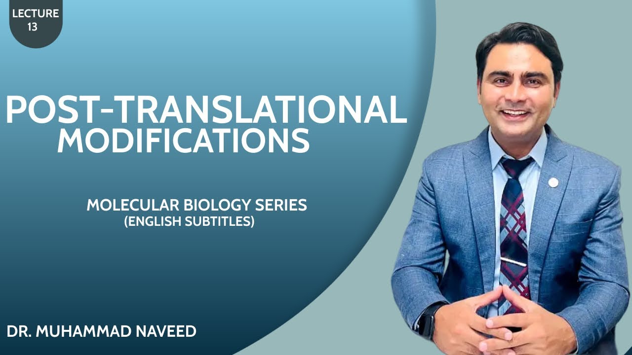 Post Translational Modifications (PTMs) | Complete Process | Lecture 13 | Dr. Muhammad Naveed