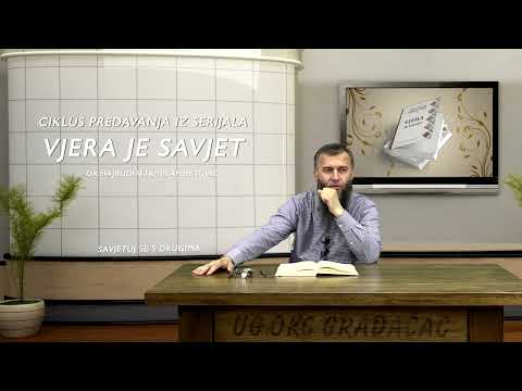 Savjetuj se s drugima - Vjera je savjet -  dr. Hajrudin Ahmetović