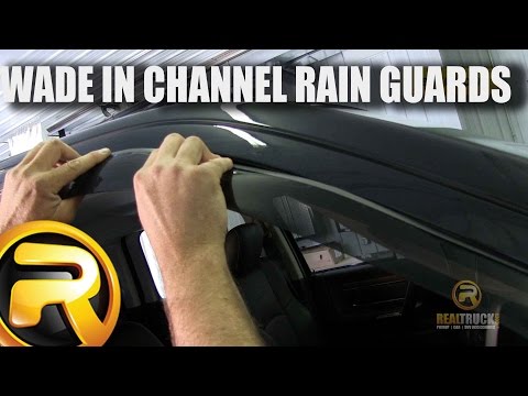 How To Install Wade In Channel Rain Guards