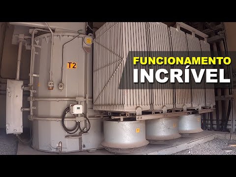 How a giant SUBSTATION TRANSFORMER works!