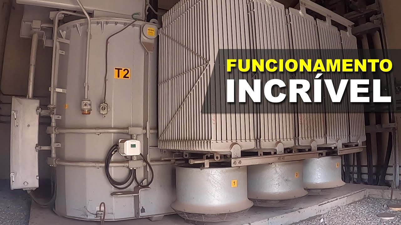 Como funciona um TRANSFORMADOR gigante de SUBESTAÇÃO!
