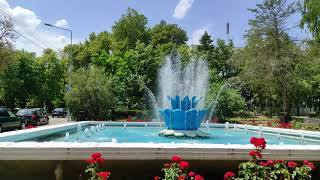 Fantana din parcul rozelor din Drobeta Turnu Severin