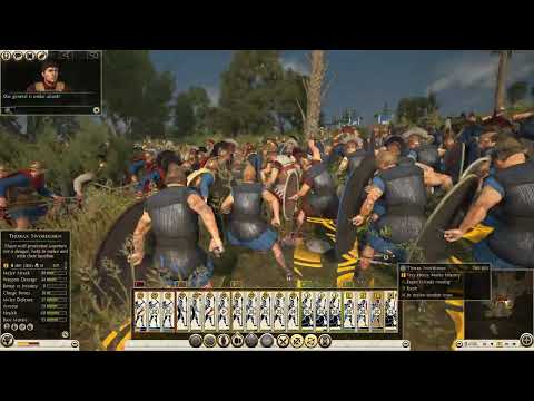 Total War Rome 2 Syracuse vs Baktria