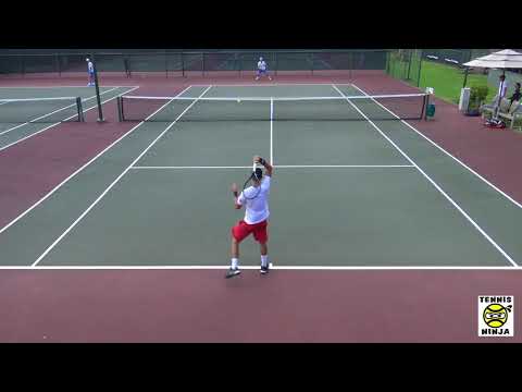 Filip Dolezel (HPU) vs. Vaclav Slezak (UH Hilo) HIGHLIGHTS - D2 College Tennis 2017