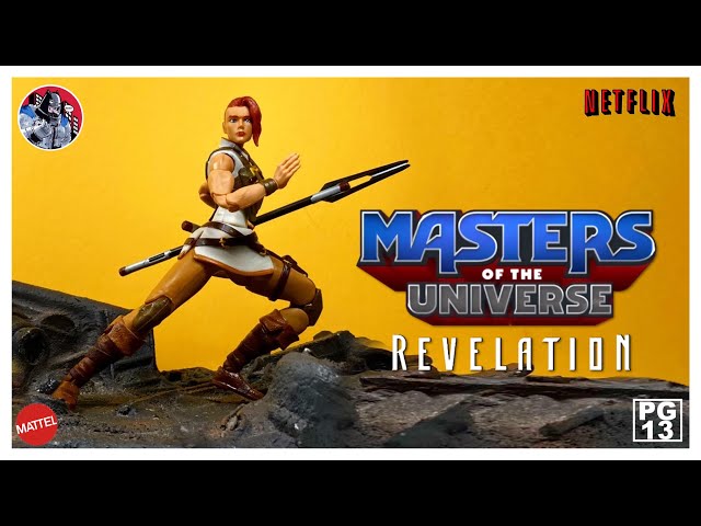 Vídeo relacionado con Masters of the Universe MOTU Revolution Sorceress Teela Figura de acción con accesorios, juguete +6 años (Mattel HYC45)