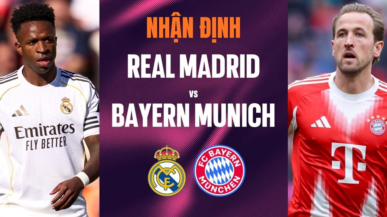 Nhận Định Real Madrid vs Bayern Munich (2h00 Ngày 8/4): Kỳ Phùng Địch Thủ