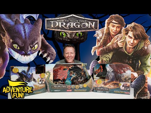 How To Train Your Dragon Official Movie Trailer Toy Dragon Action Figures Toys AdventureFun!