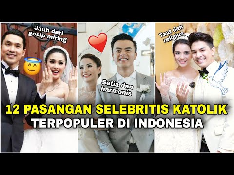 12 Pasangan Selebritis Katolik Terpopuler di Indonesia Ini, Begitu Harmonis & Taat