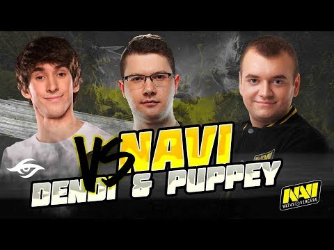 NAVI DOTA2 VS DENDI AND PUPPEY