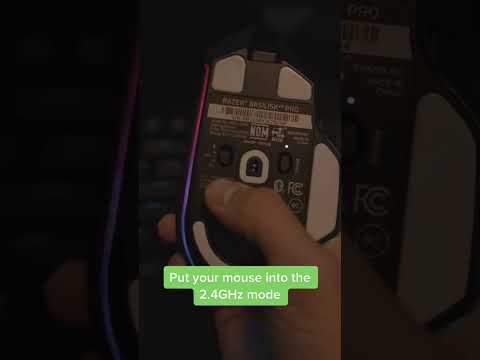 Super easy steps on how to pair your #Razer #BasiliskV3 Pro to the Razer #Mouse Dock Pro ⚡️ #gaming