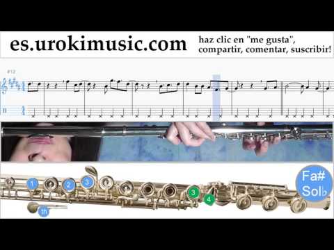 Como Tocar Flauta David Guetta Justin Bieber - 2U Tablatura Parte#2 um-i927