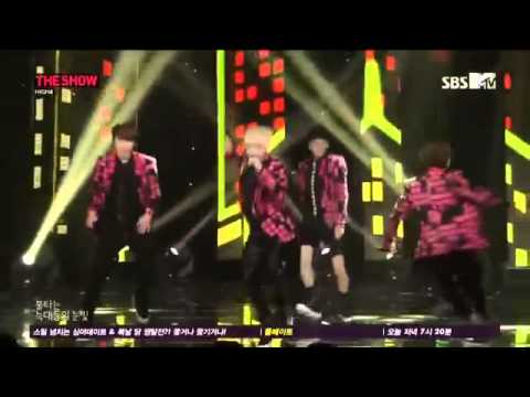 [LIVE_HD] 140916 HIGH4 (하이포) Headache (뱅뱅뱅) @SBS The Show