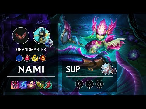 Nami Support vs Janna - EUW Grandmaster Patch 12.3