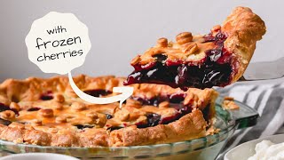 my go-to sweet cherry pie recipe from scratch