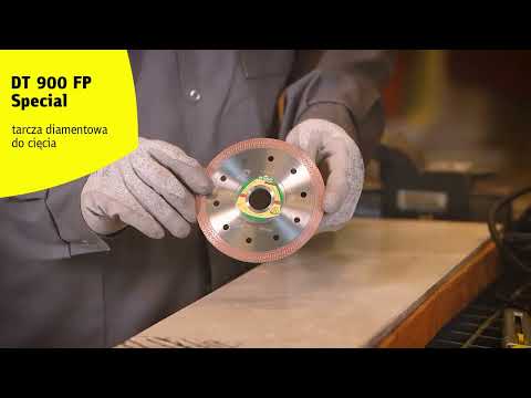 Cięcie gresu - tarcze diamentowe DT 900 FL FP FT #ciecie #narzędzia