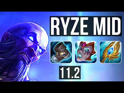 RYZE vs ANIVIA (MID) | Rank 4 Ryze, 8/3/12 | NA Grandmaster | v11.2