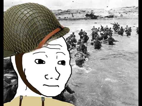 “Over There” but you’re storming Utah beach under heavy German mg fire