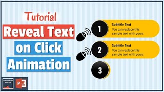 How to Reveal Text on Click with PowerPoint Animation