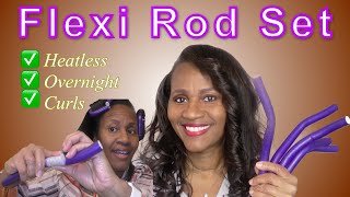 Flexi Rod Set for Wavy Heatless Curls
