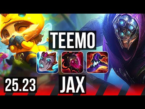TEEMO vs JAX (TOP) | 6 solo kills | NA Master | 25.23