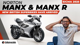 Norton Manx & Manx R | First Look | EICMA 2025 | Classic Racing Reborn | BikeWale