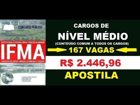 Apostila Concurso IFMA MA 2018 Cargos de Nível Médio Conteúdo Comum a Todos os Cargos