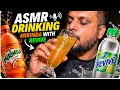 ASMR Drinking Mirinda With Revive Drink Weird Drink Mix Satisfying Sounds