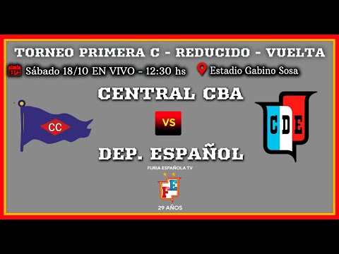 Central Córdoba vs.Dep. Español en VIVO - Torneo Primera C 2025 - VUELTA