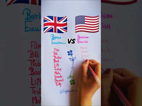 British English VS American English # spoken English