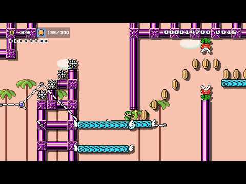 Purple Plant Pipeline [30s] by Dynasteel - Super Mario Maker 2 - No Commentary 1bz