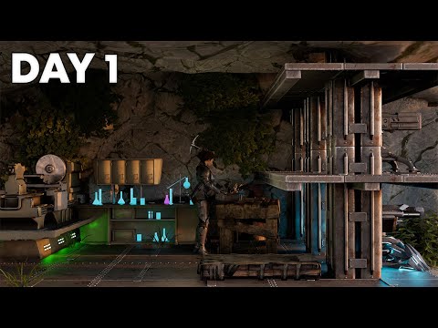 We Claimed An Insane Extinction Custom Cave Day 1! | Ark PvP Solo Mesa