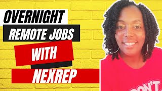 How Overnight Work-From-Home Opportunities Work With NexRep