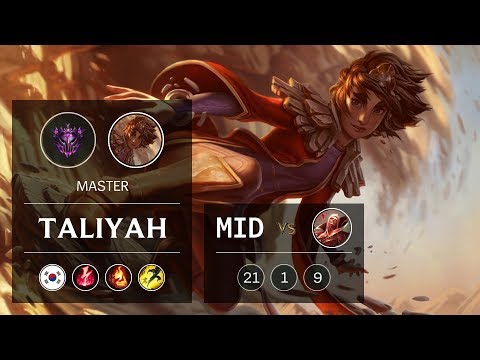 Taliyah Mid vs Vladimir - KR Master Patch 9.6