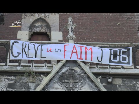 Grève de la faim à Calais : le soutien de l’Eglise et du Secours Catholique