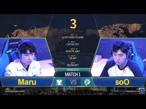 [GSL vs. the World 2018] Ro.16 Day1 Match1 Maru vs soO