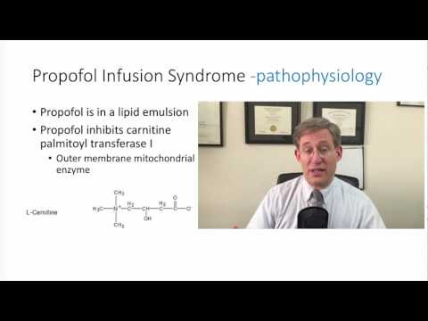 Propofol Infusion Syndrome