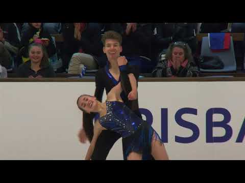 Elizaveta KHUDAIBERDIEVA / Nikita NAZAROV RUS:Brisbane - Short Dance ISU JGP 2017