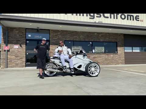 THANK YOU DRAKE FROM ATLANTA! - CAN-AM SPYDER PAINT JOB & CUSTOM TORNADO WHEELS | All Things Chrome!