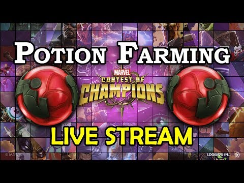 Legends Run Postponed to Sunday - Prep/Potion Farming | Marvel Contest of Champions Live Stream
