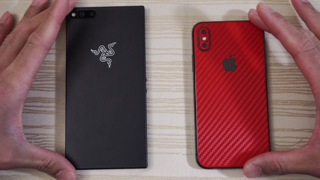 Razer Phone vs iPhone X - Speed Test! Can this Razer slice an Apple?