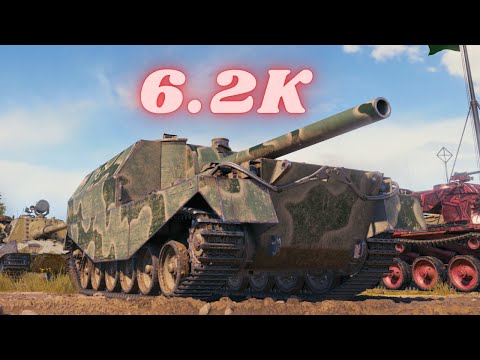 FV3805  6.2K Damage Arty & Conqueror Gun Carriage 6K Damage  World of Tanks
