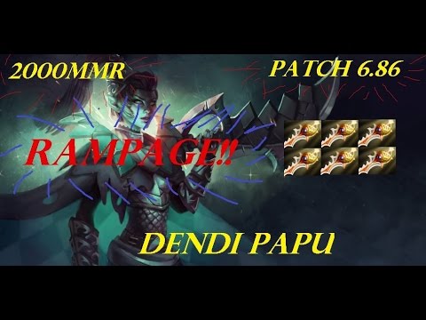 DOTA 2 - RAMPAGE PHANTOM ASSASIN -  DIVINE RAPIER - 2K - 20FPS - HD720