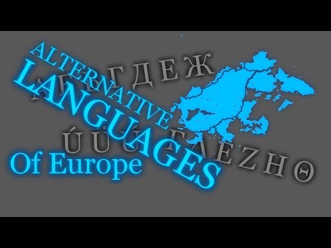 Alternative & Greater LANGUAGES of Europe